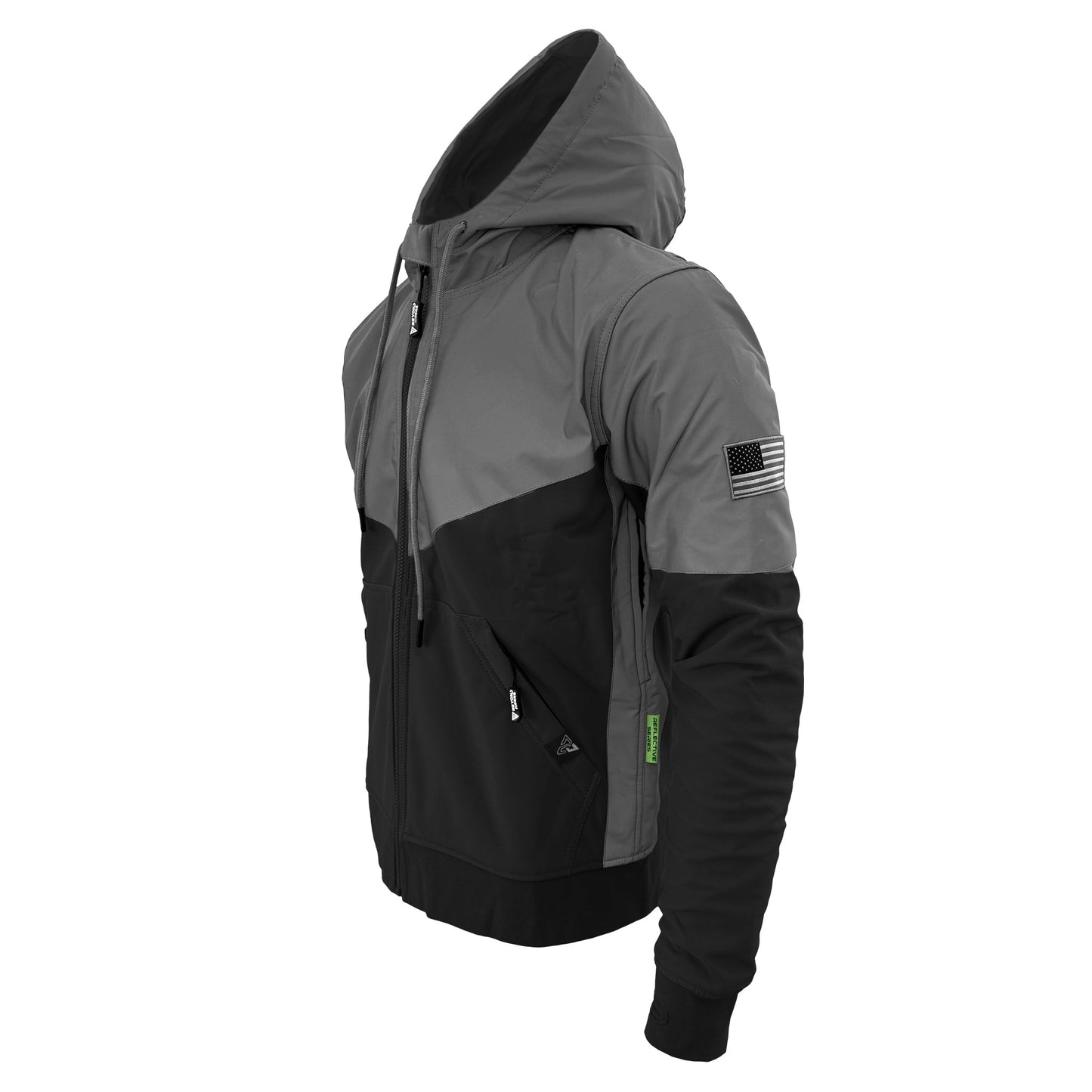 SoftShell Reflective "Nightfall Nebula" Hoodie - Black