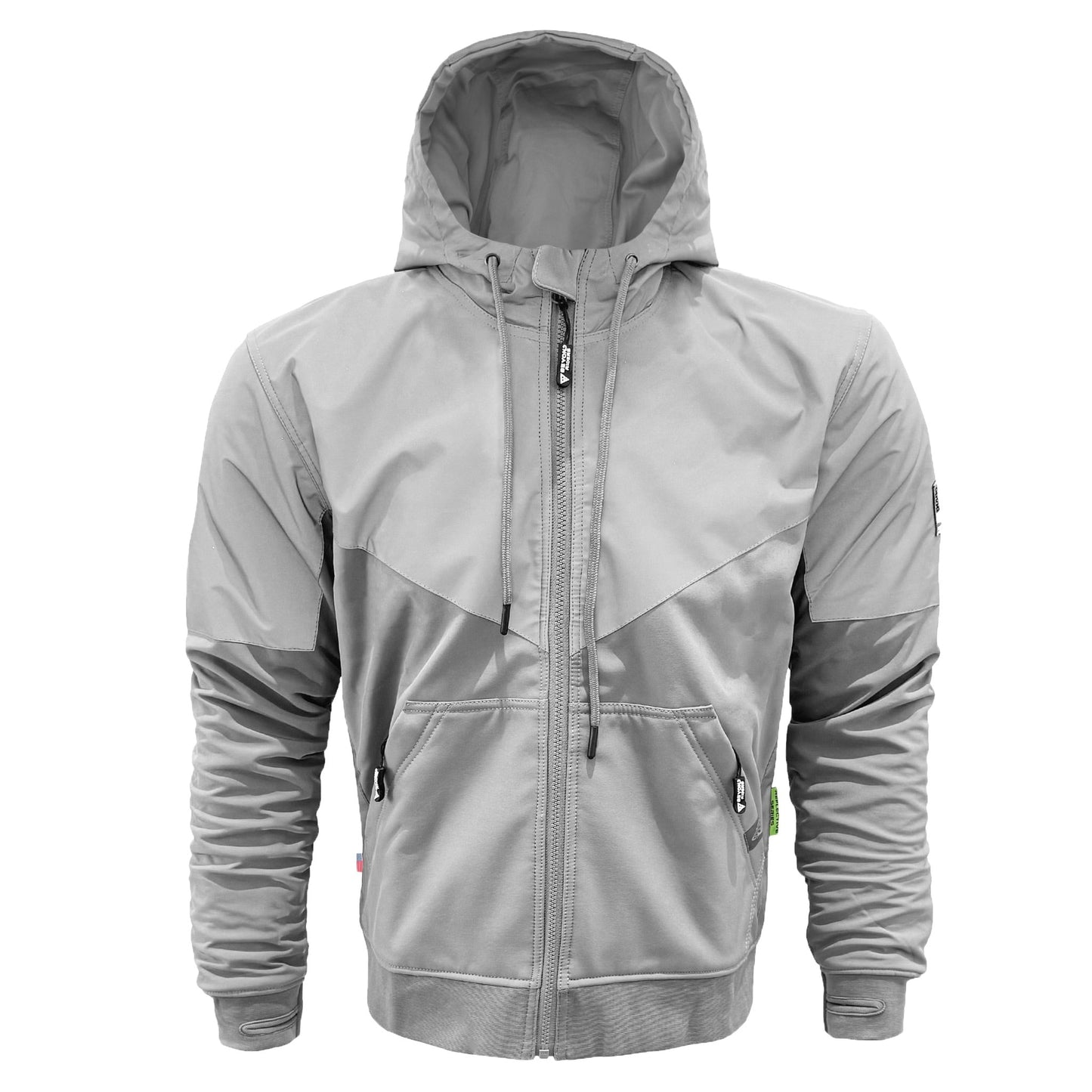 SoftShell Reflective "Twilight Titanium" Hoodie - Light Grey