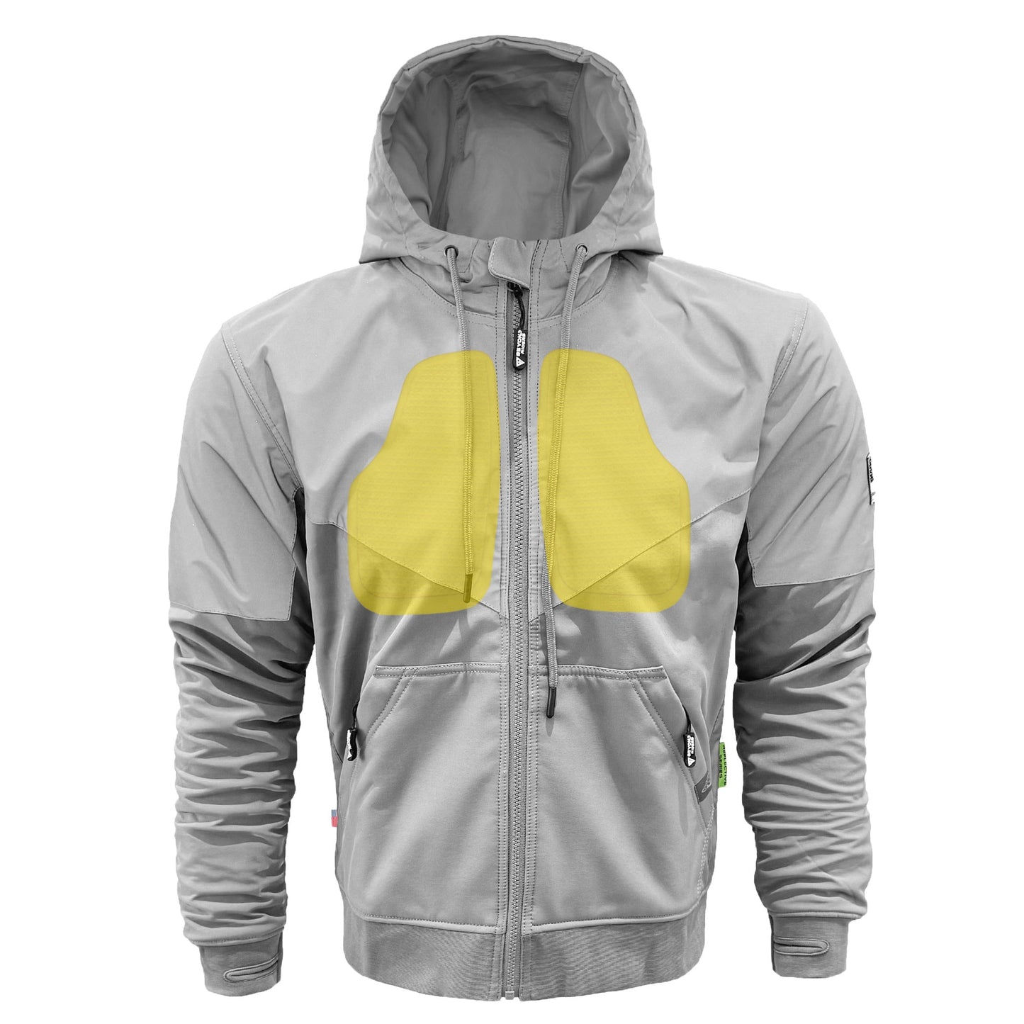 SoftShell Reflective "Twilight Titanium" Hoodie - Light Grey
