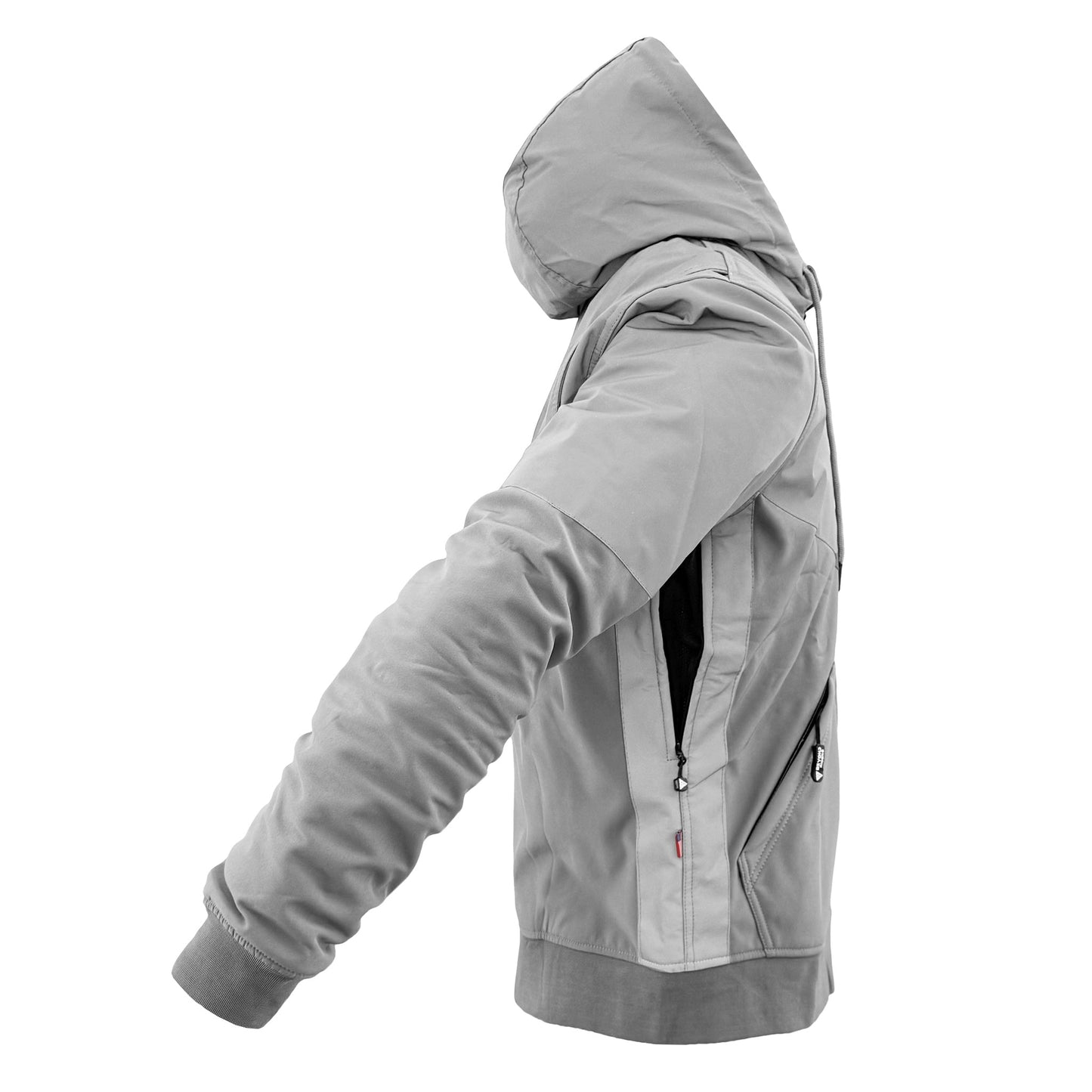 SoftShell Reflective "Twilight Titanium" Hoodie - Light Grey