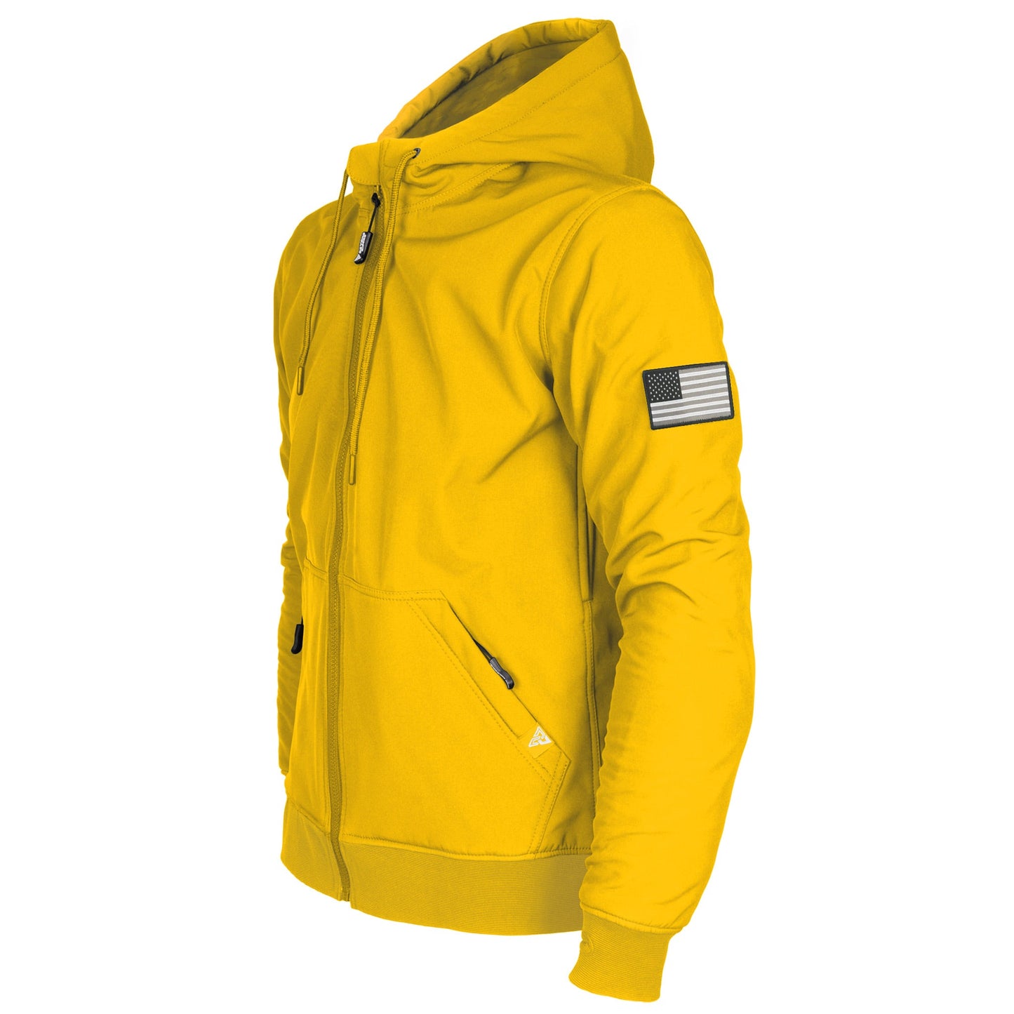 Protective SoftShell Unisex Hoodie - Yellow Matte