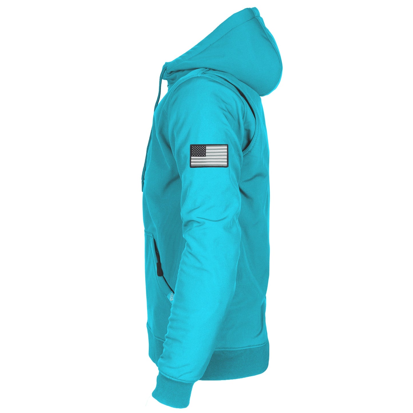 Protective SoftShell Unisex Hoodie - Arctic Blue Matte