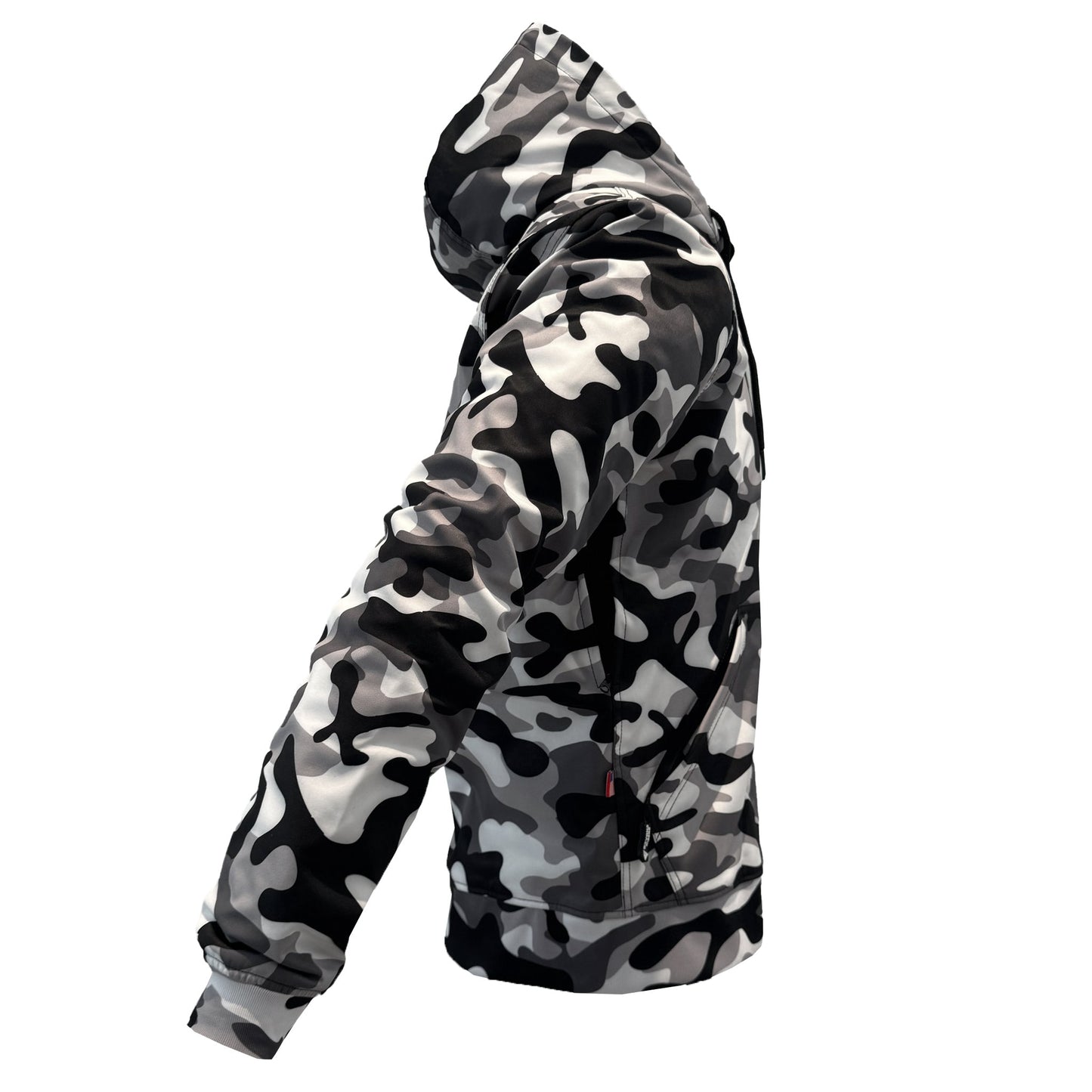Protective SoftShell Unisex Camouflage Hoodie - "Snow Fox"