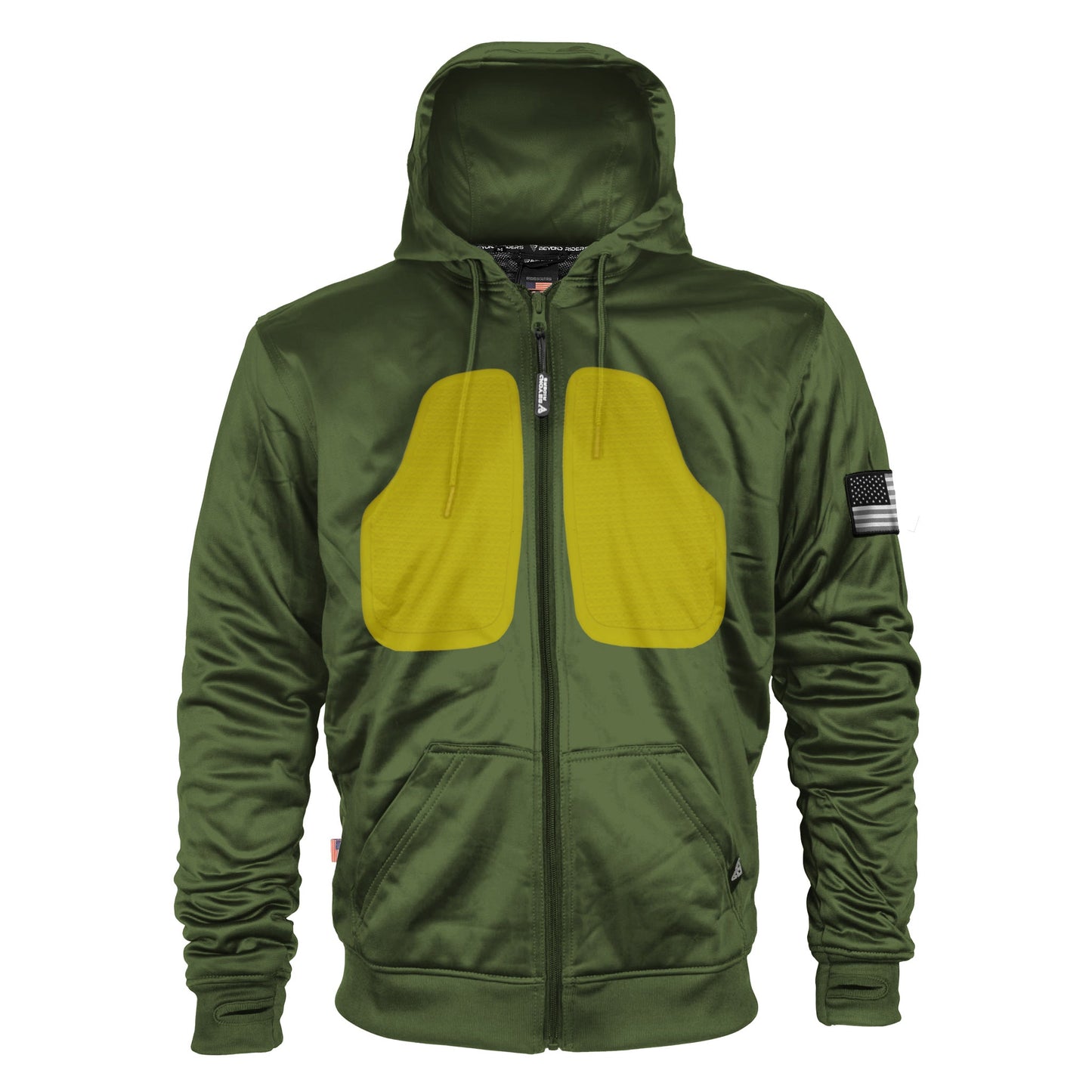 Army Green Solid Ultra Protective Hoodie