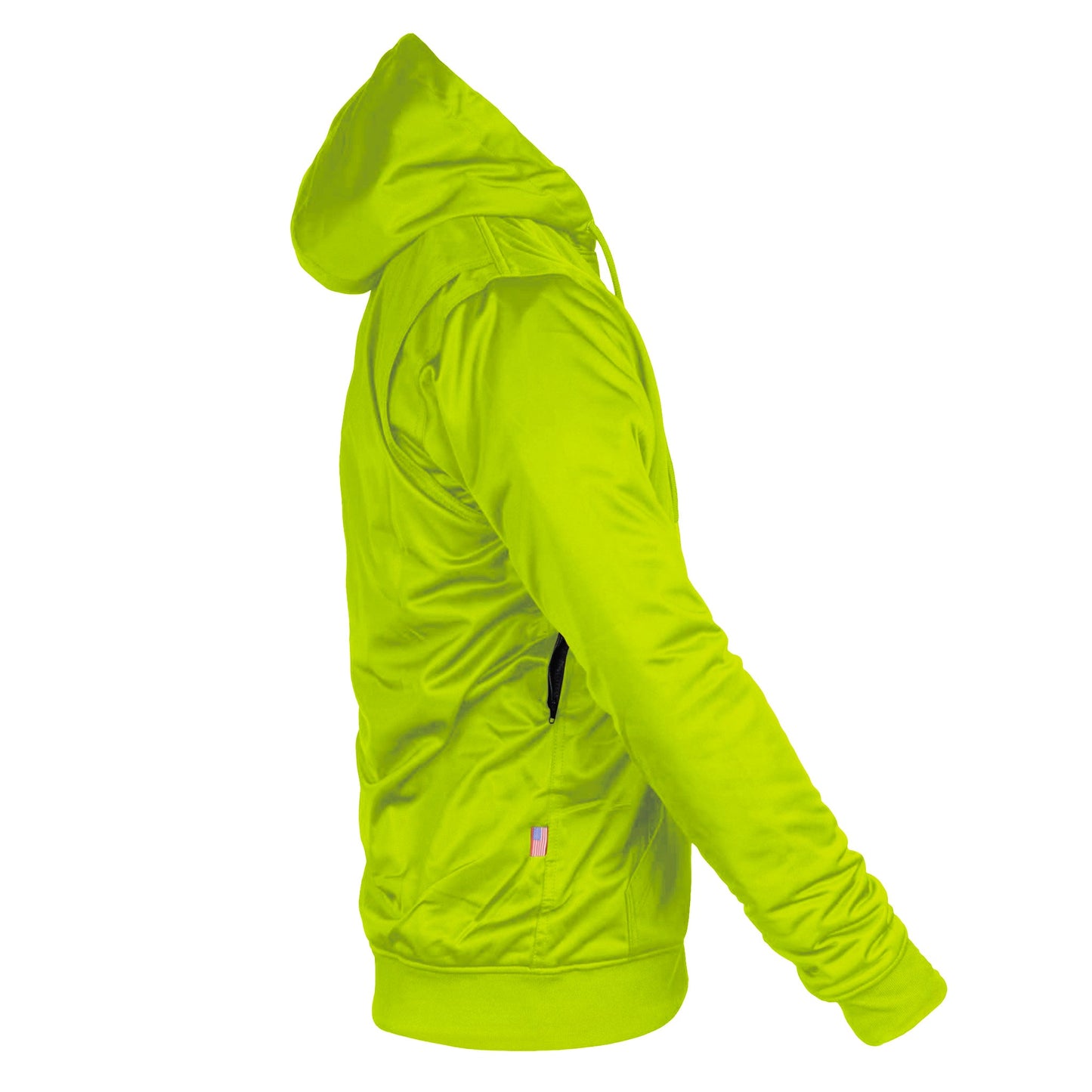 Hi Vis Green Solid Ultra Protective Hoodie