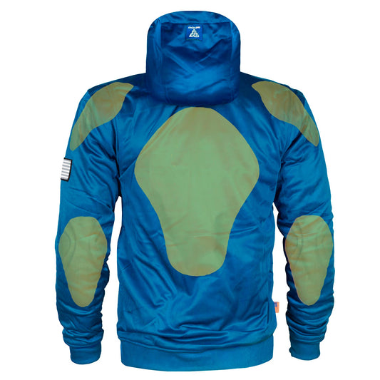 Teal Solid Ultra Protective Hoodie with Pads