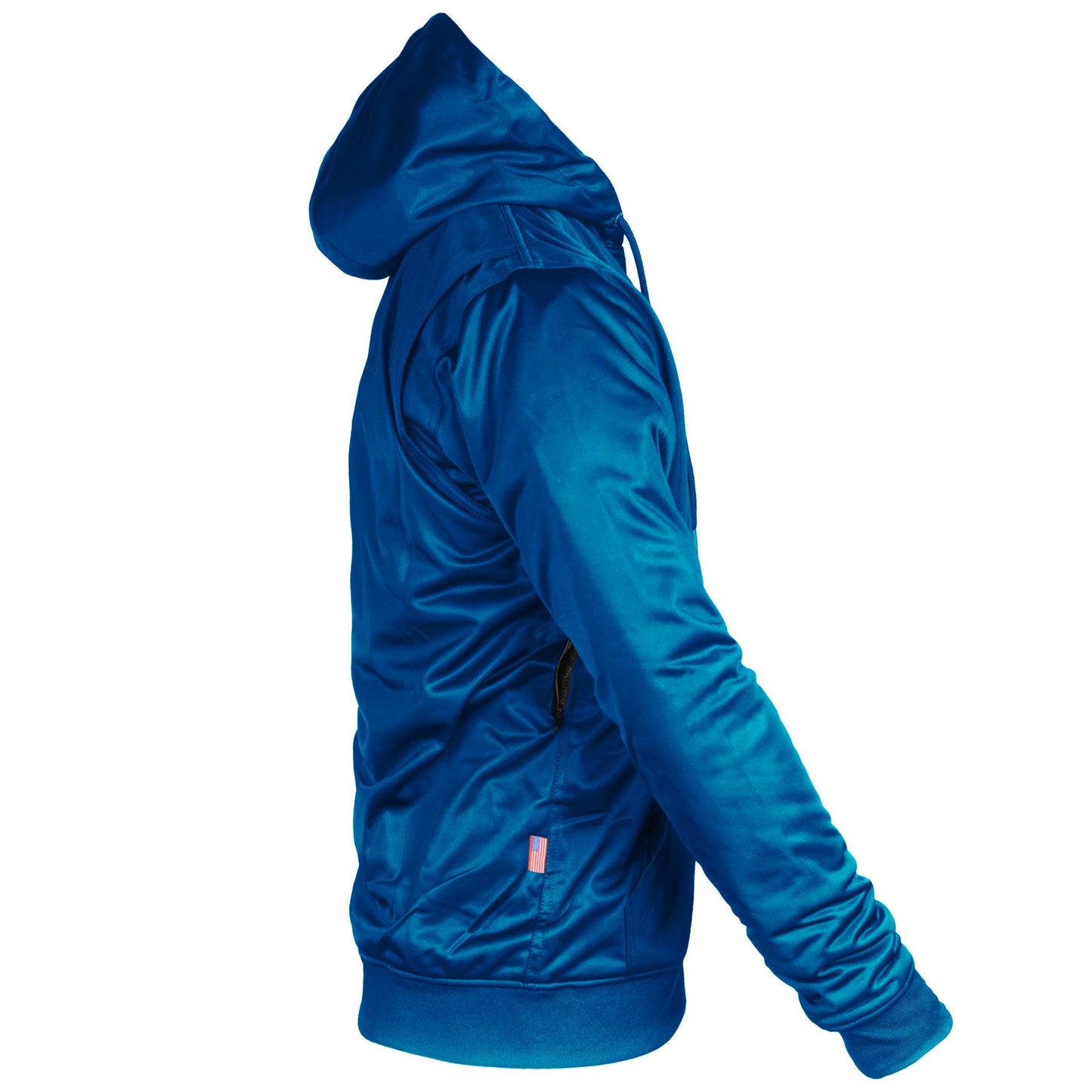 Teal Solid Ultra Protective Hoodie with Pads