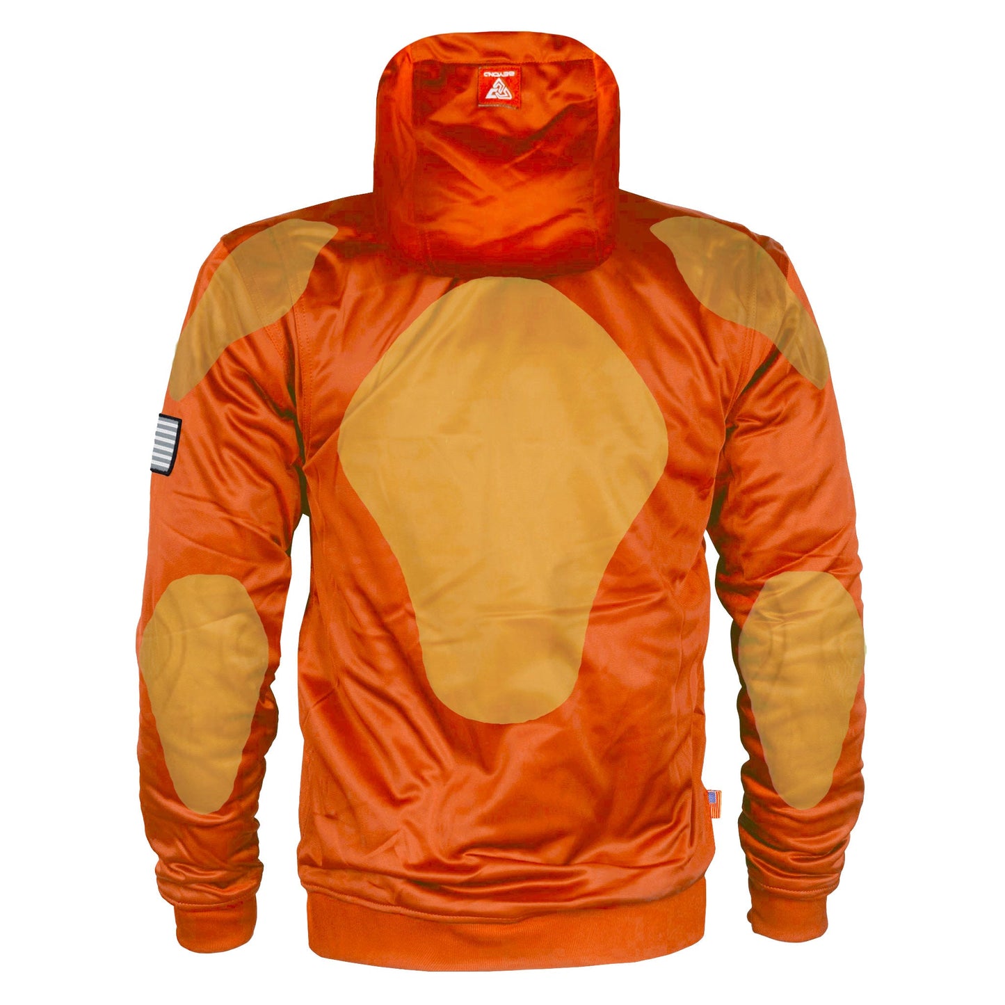 Orange Solid Ultra Protective Hoodie with Pads