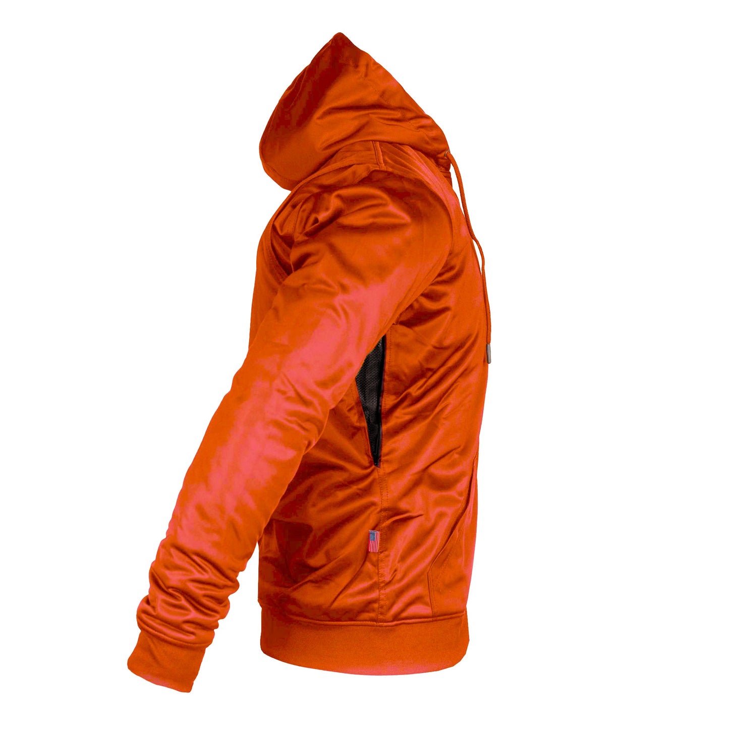 Orange Solid Ultra Protective Hoodie with Pads