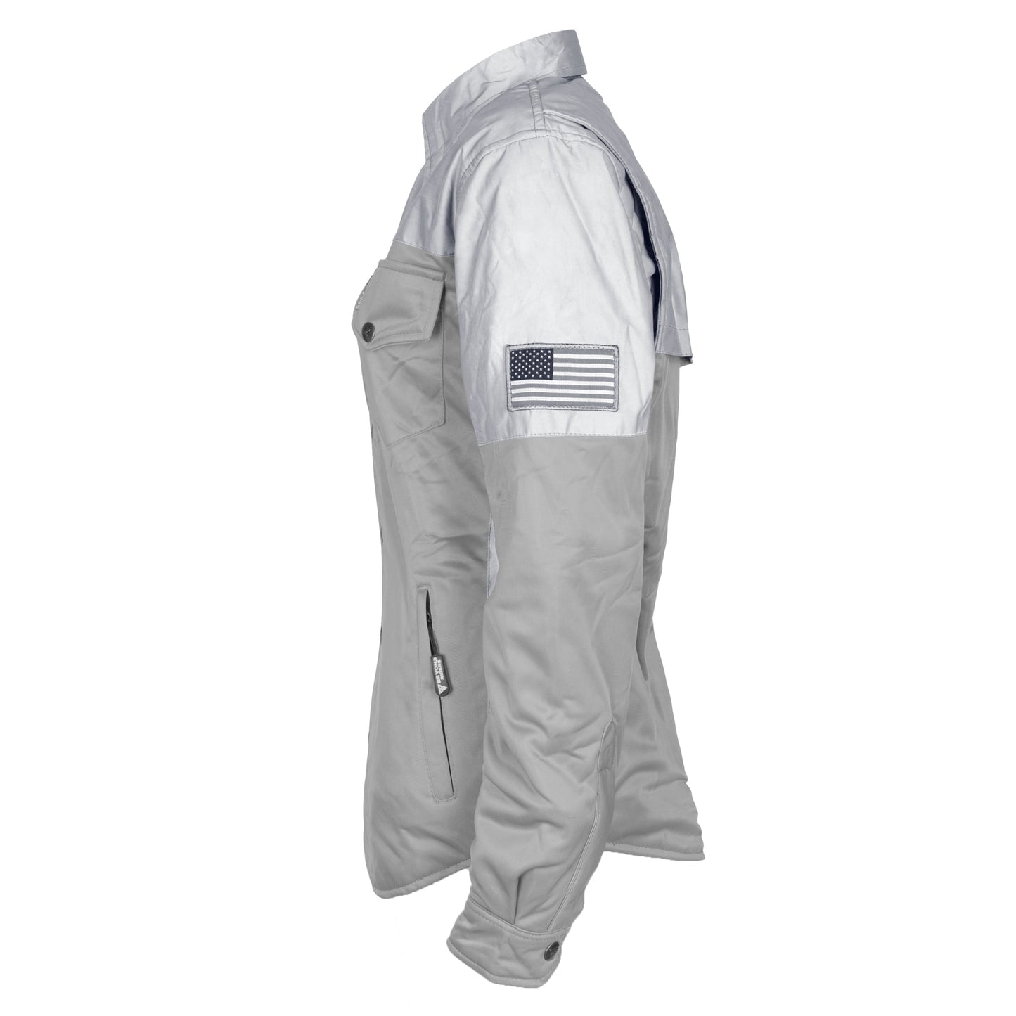 Ultra Reflective Shirt "Twilight Titanium" for Women - Gray and Silver