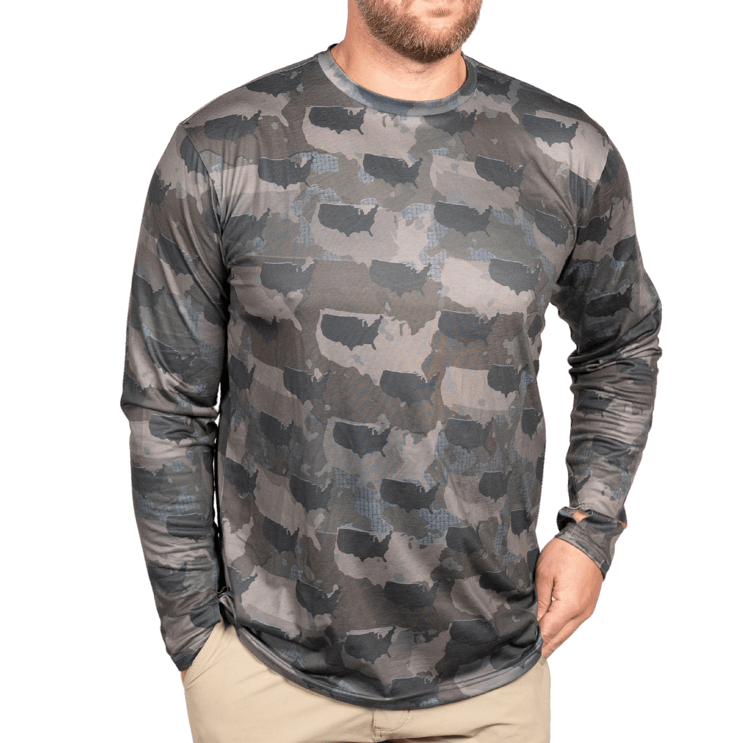 USA Camo - Long Sleeve Shirt