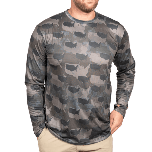 USA Camo - Long Sleeve Shirt
