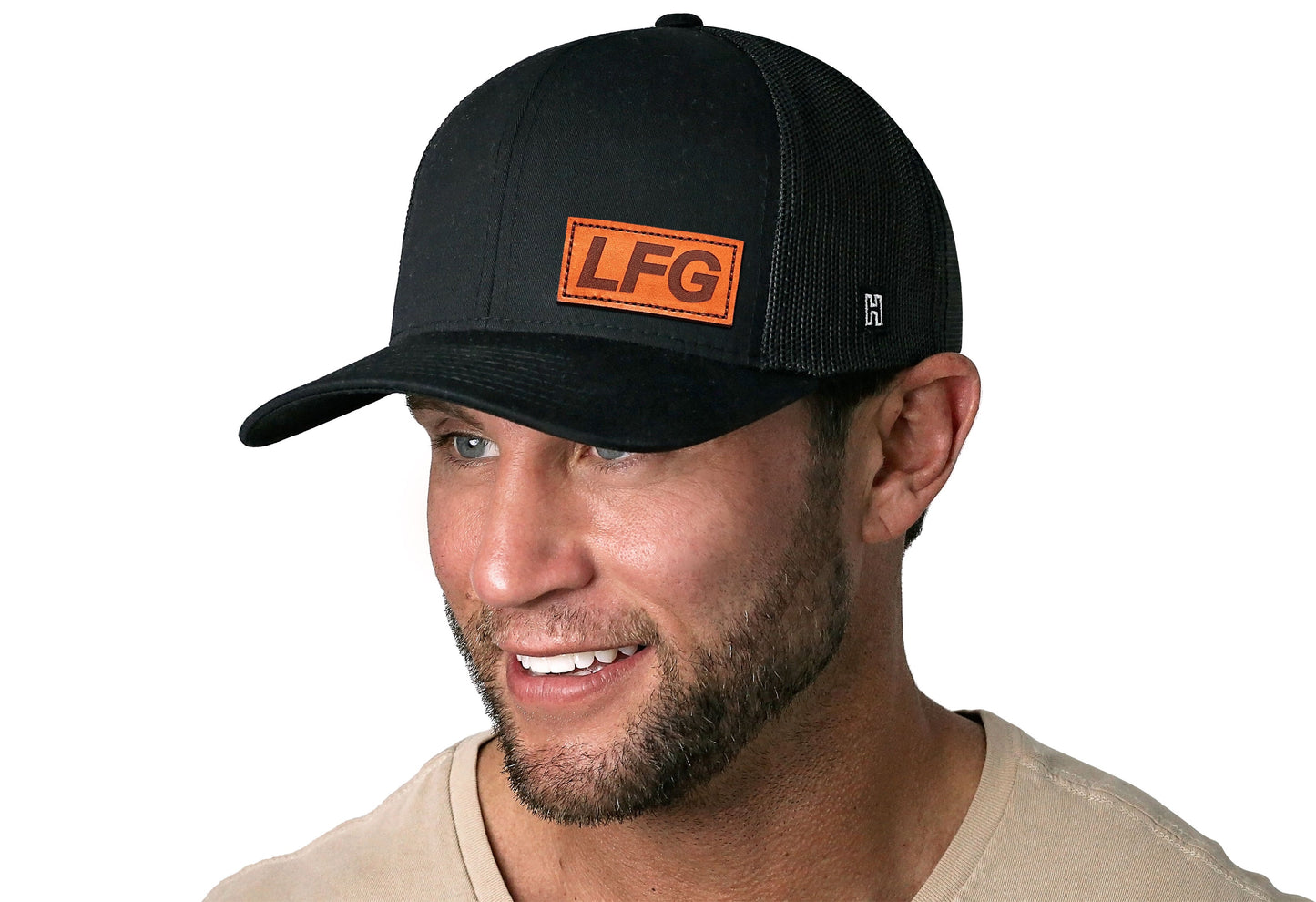 LFG Trucker Hat  |  Black Lets Go Snapback