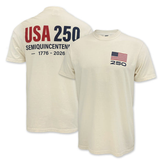 USA 250 Block T-Shirt (Ivory)