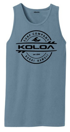 Koloa Thruster Surfboards Pigment-Dyed Tank Top