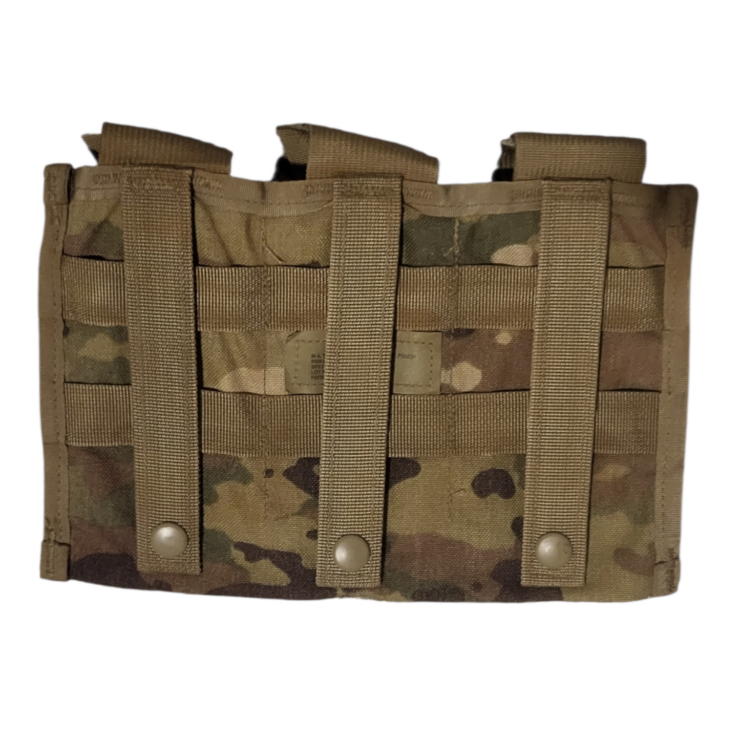 USGI OCP Multicam MOLLE II Triple M4 Magazine Pouch issued condition
