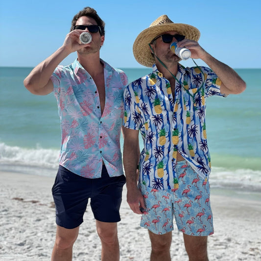 Super Stretch - Jungle Pineapple Hawaiian Shirt