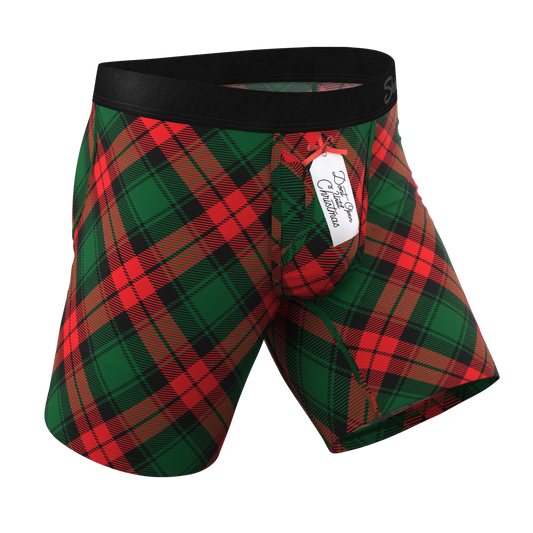 The Under the Mantel | Christmas Gift Long Leg Ball Hammock® Pouch Boxers With Fly