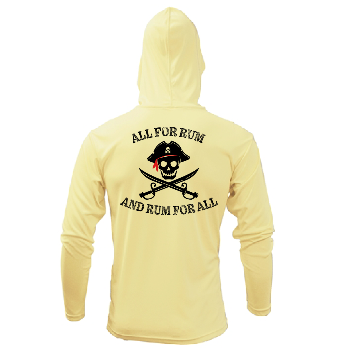 Pensacola, FL "All for Rum and Rum for All" Long Sleeve UPF 50+ Dry-Fit Hoodie