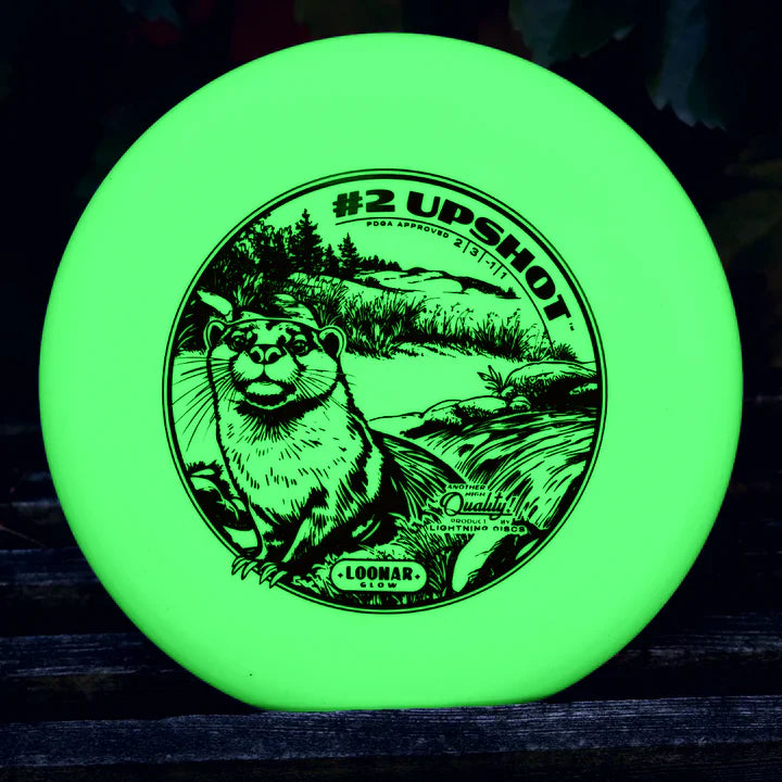 Lightning Loonar Glow #2 Upshot Putter Golf Disc