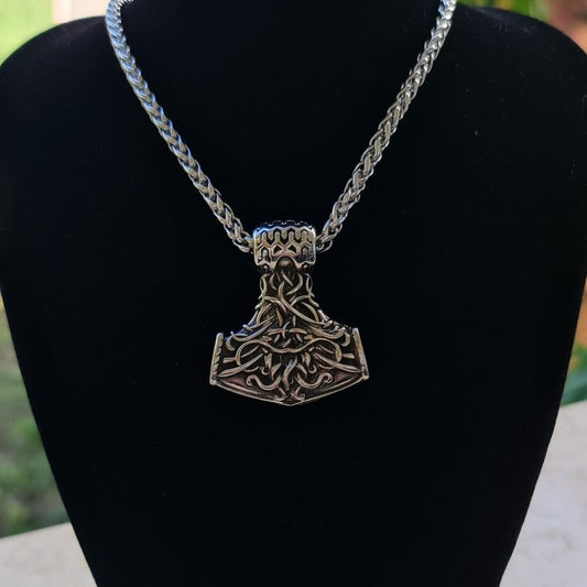 Thor's Hammer Mjolnir Handmade Necklace
