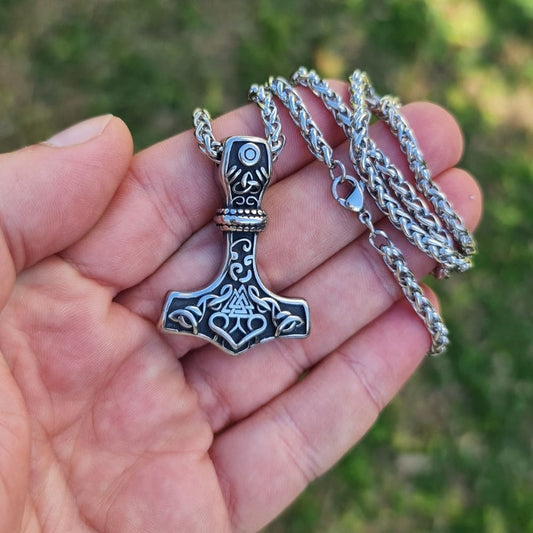 Thor's Hammer Mjolnir Handmade Necklace
