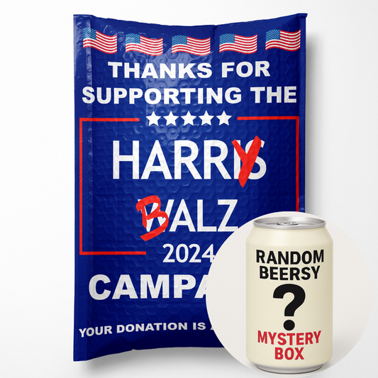 Harry Balz Anonymous Prank Package: Includes a FREE Mystery Beersy Can Cooler