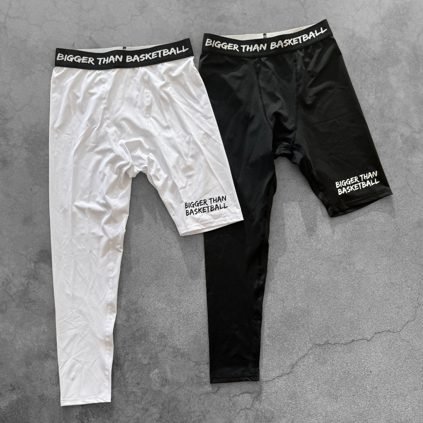 Single-Leg Compression Tights - Right - Black