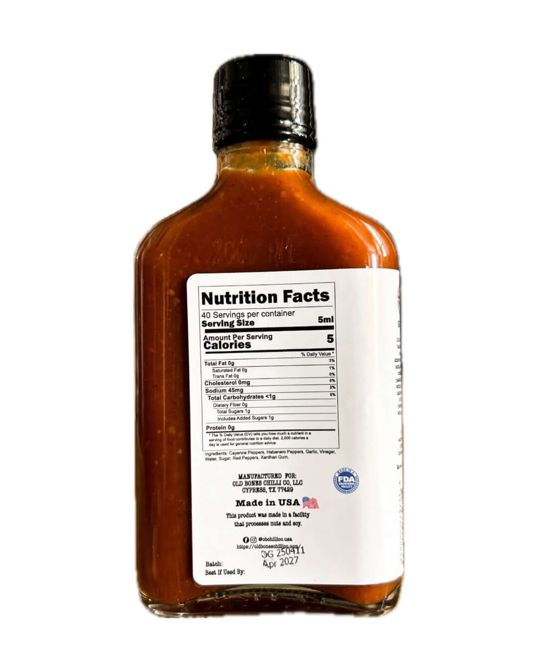 Smoked Garlic Chili Sauce 200mL - 🏆 11 Awards