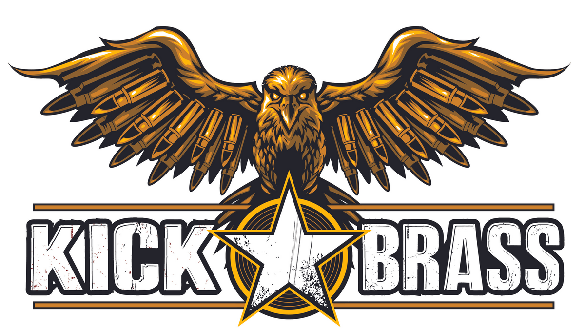 Kick Brass® – Liberty or Death Tee in Vintage Navy