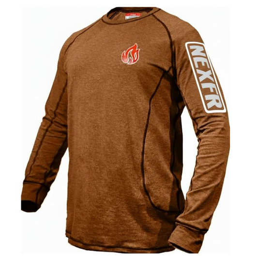 NEXFR Long Sleeve Crew Shirt - Sand Storm