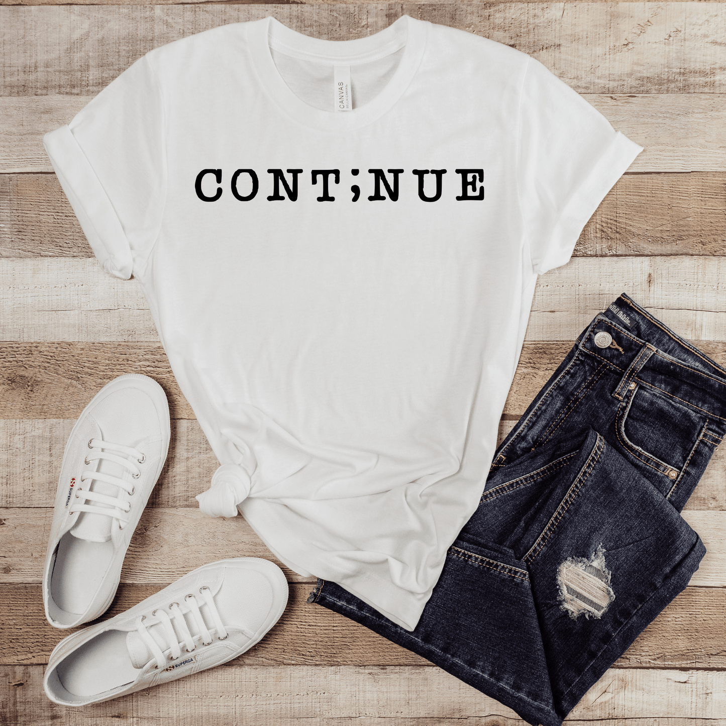 Continue Semicolon T-Shirt