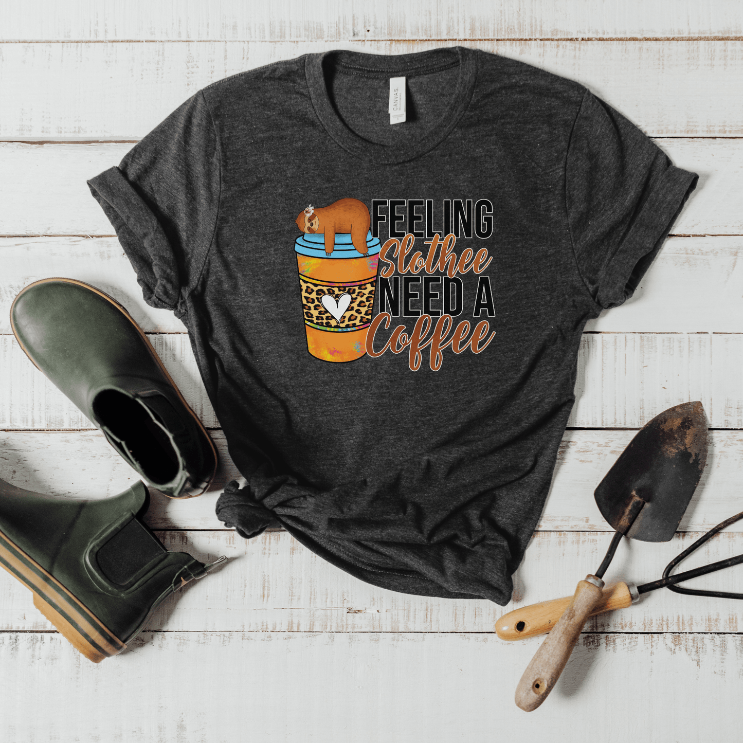 Feeling Slothee Need A Coffee T-Shirt