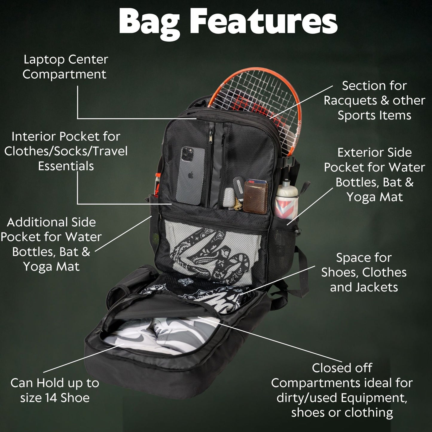 Gym Tactical Backpack