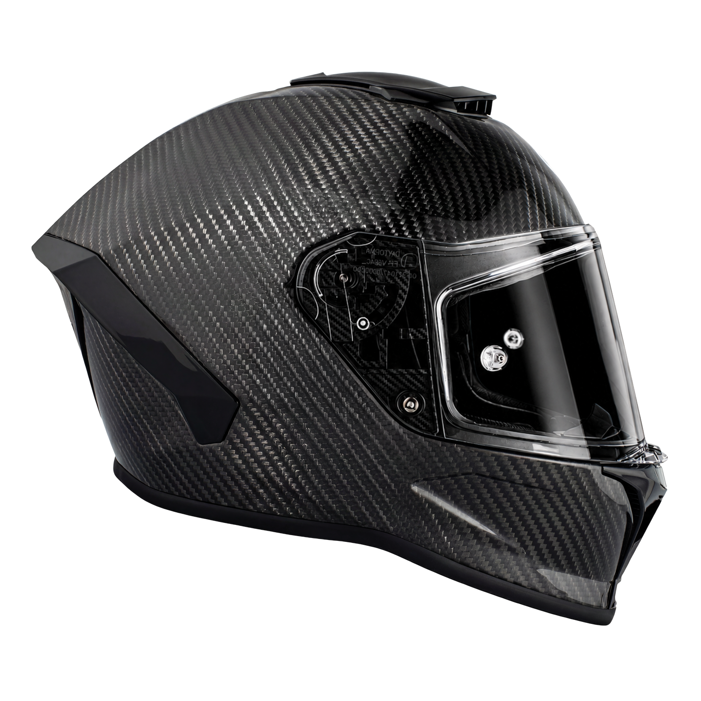 D.O.T. & ECE Daytona Viper- Silver Carbon Fiber