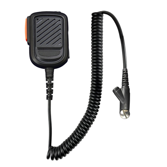 Emergency Loud (Hirose) Speaker Hand Mic- Harris XL-150/P, XG-100/P, XL-185/P/Pi, XL-200/P/Pi, XL-400 & More