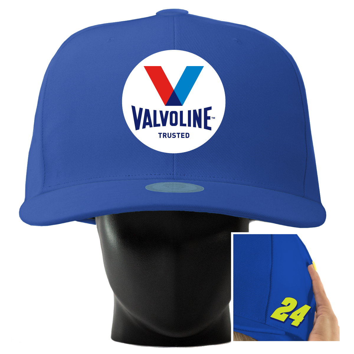 William Byron #24 Valvoline Noggin