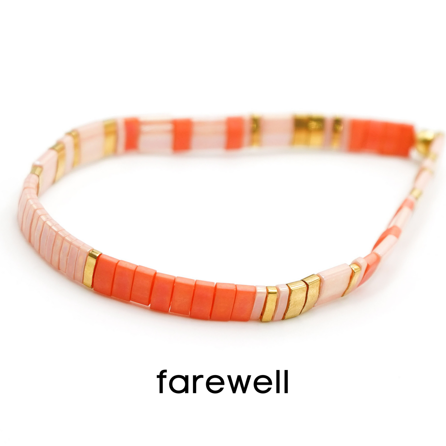 VANILLA BLUSH - Tila Bead Bracelets