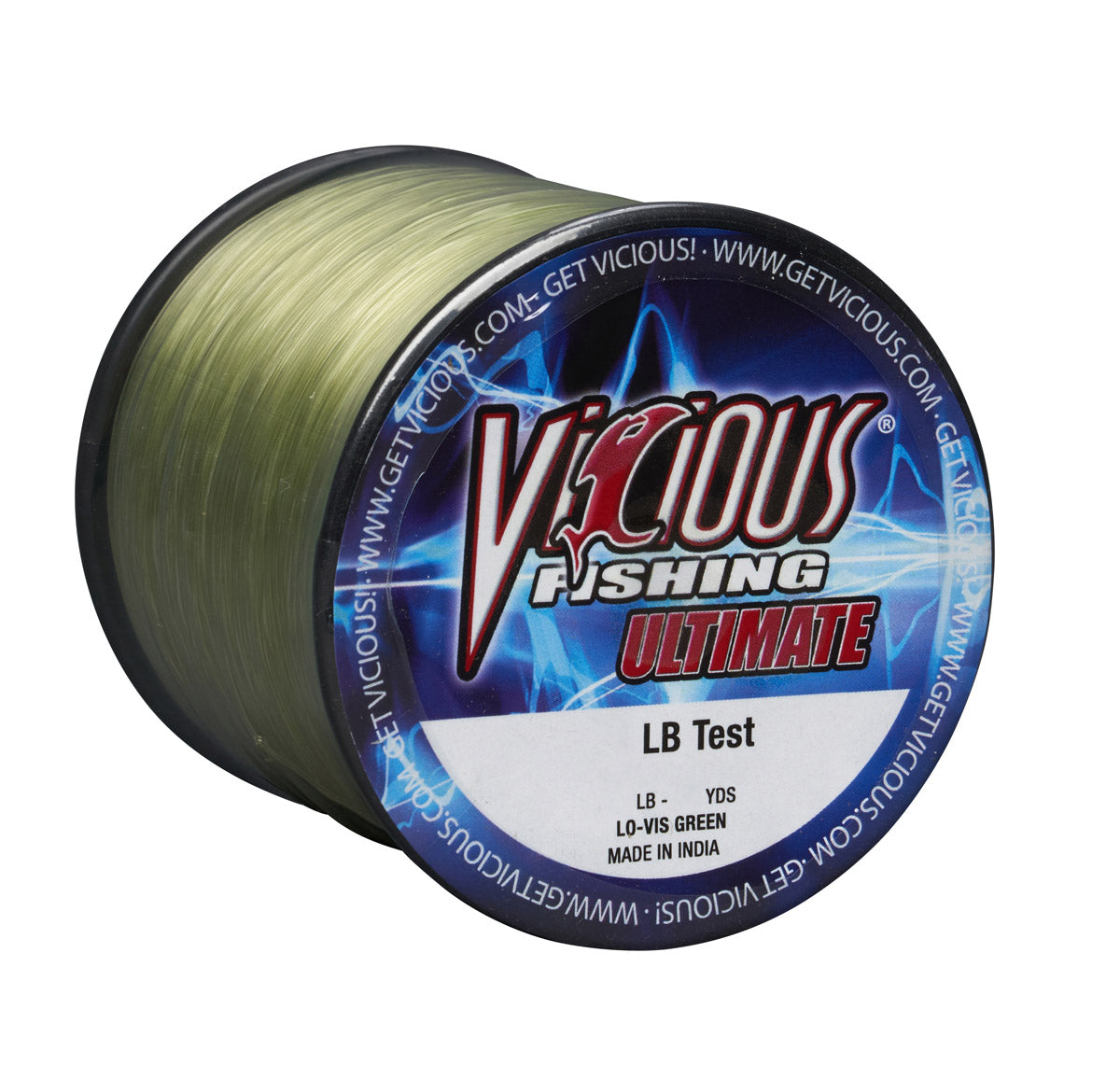 Vicious Ultimate Lo-Vis Green Mono - 17 Lb Test