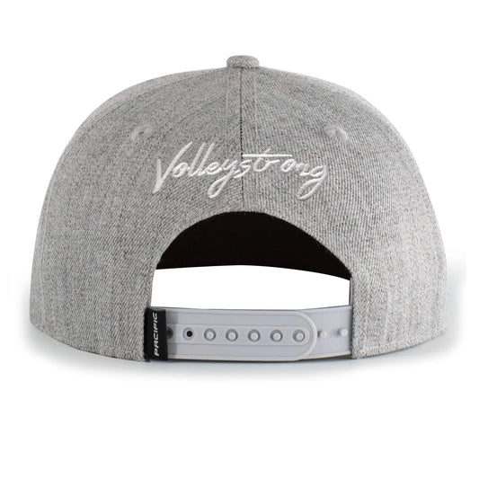 Volleystrong Classic Snapback Hat Light Heather/Black