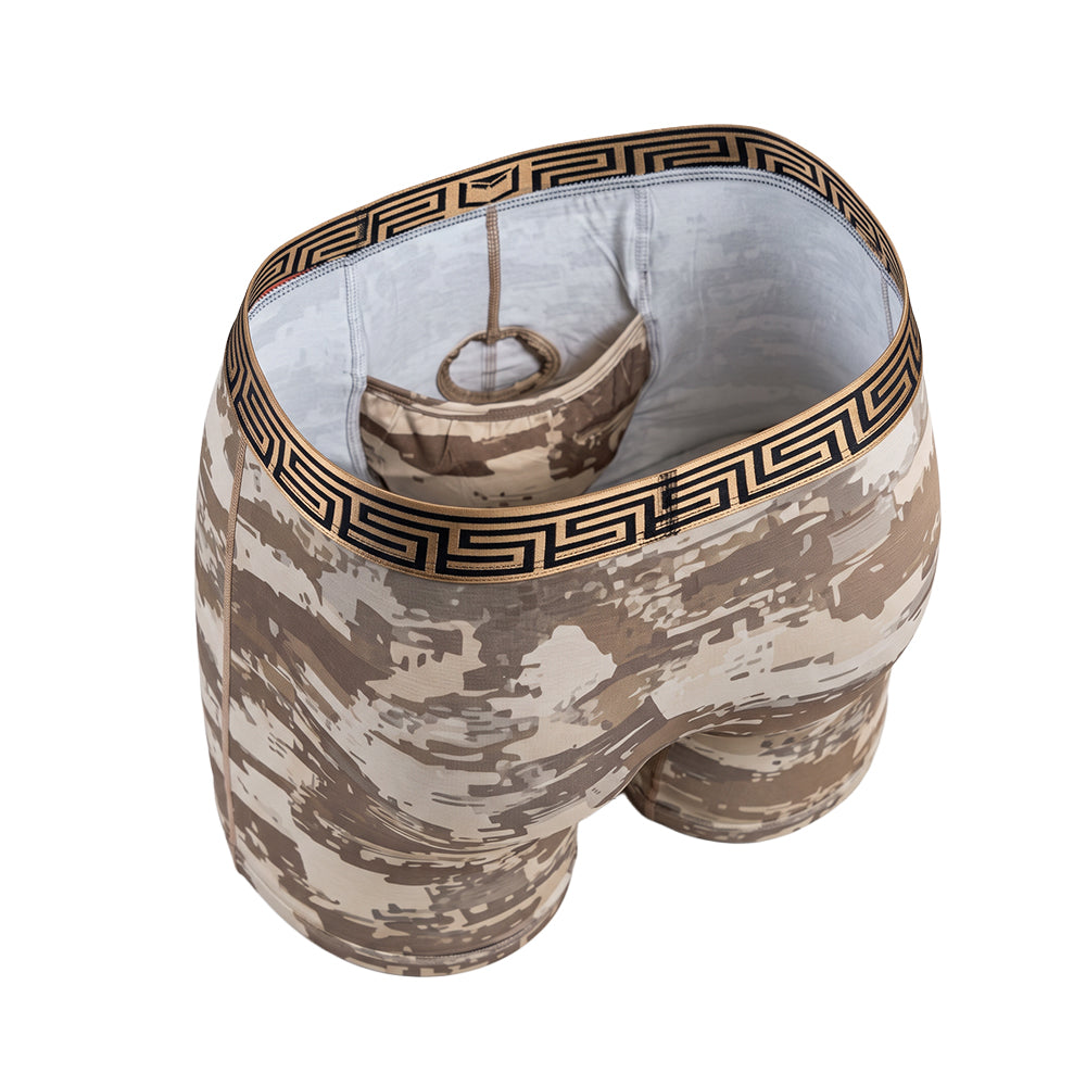 V Bamboo 8" Boxer Brief - Zen Pouch™ Duo