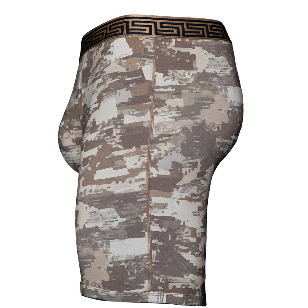 V Bamboo 8" Boxer Brief - Zen Pouch™ Duo