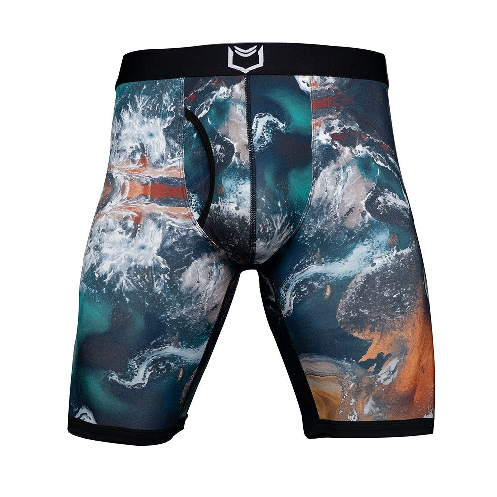 V Bamboo 8" Boxer Brief - Zen Pouch™ Duo