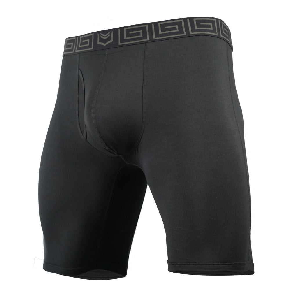 V Bamboo 8" Boxer Brief - Zen Pouch™ Duo