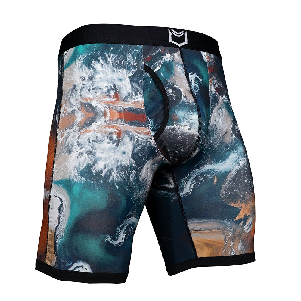V Bamboo 8" Boxer Brief - Zen Pouch™ Duo