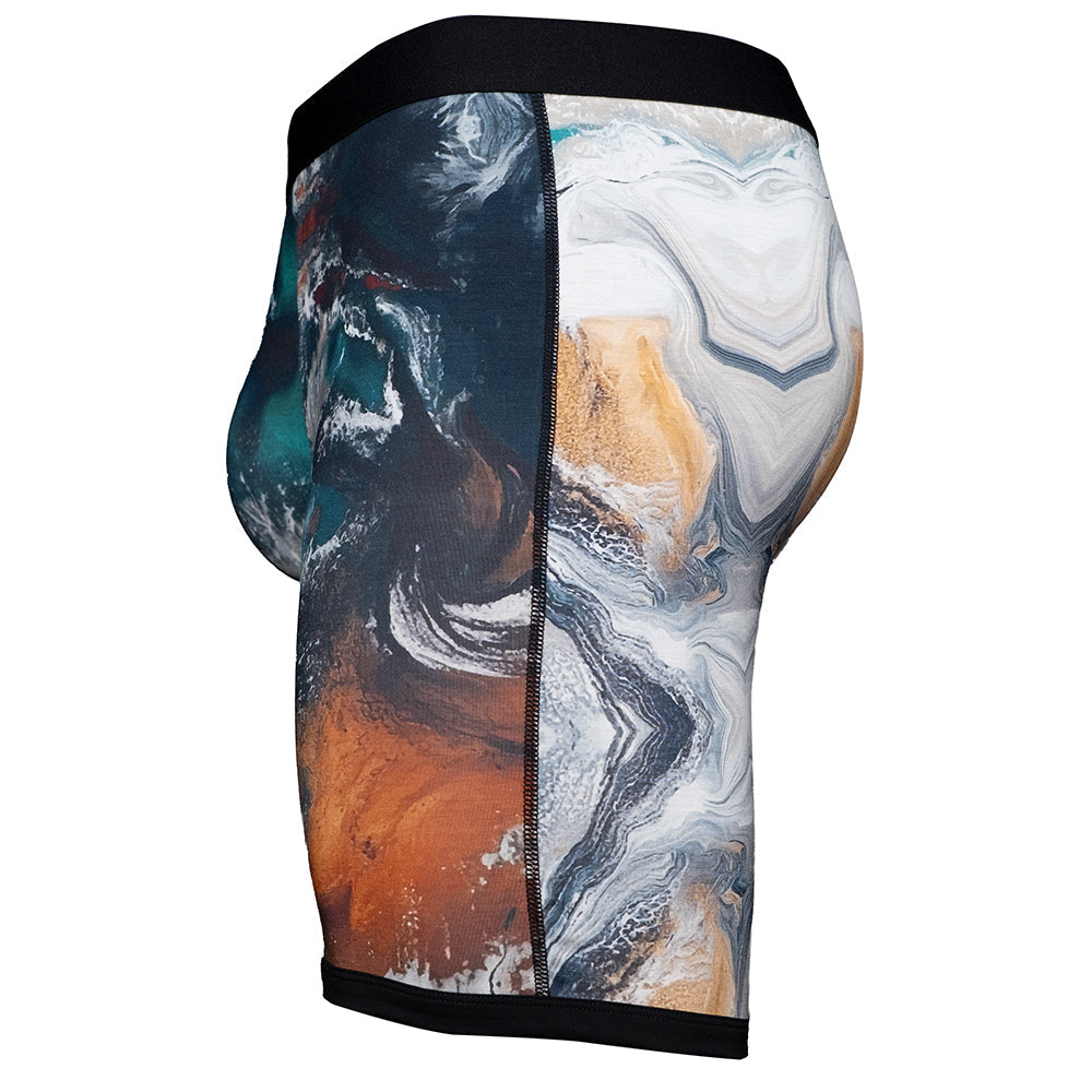 V Bamboo 8" Boxer Brief - Zen Pouch™ Duo
