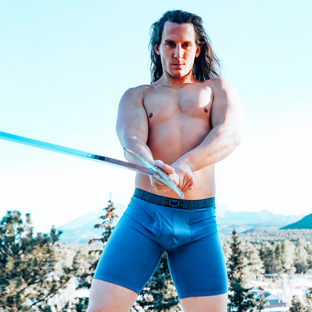 SHEATH V Modal Men's Pouch Boxer Brief 8"