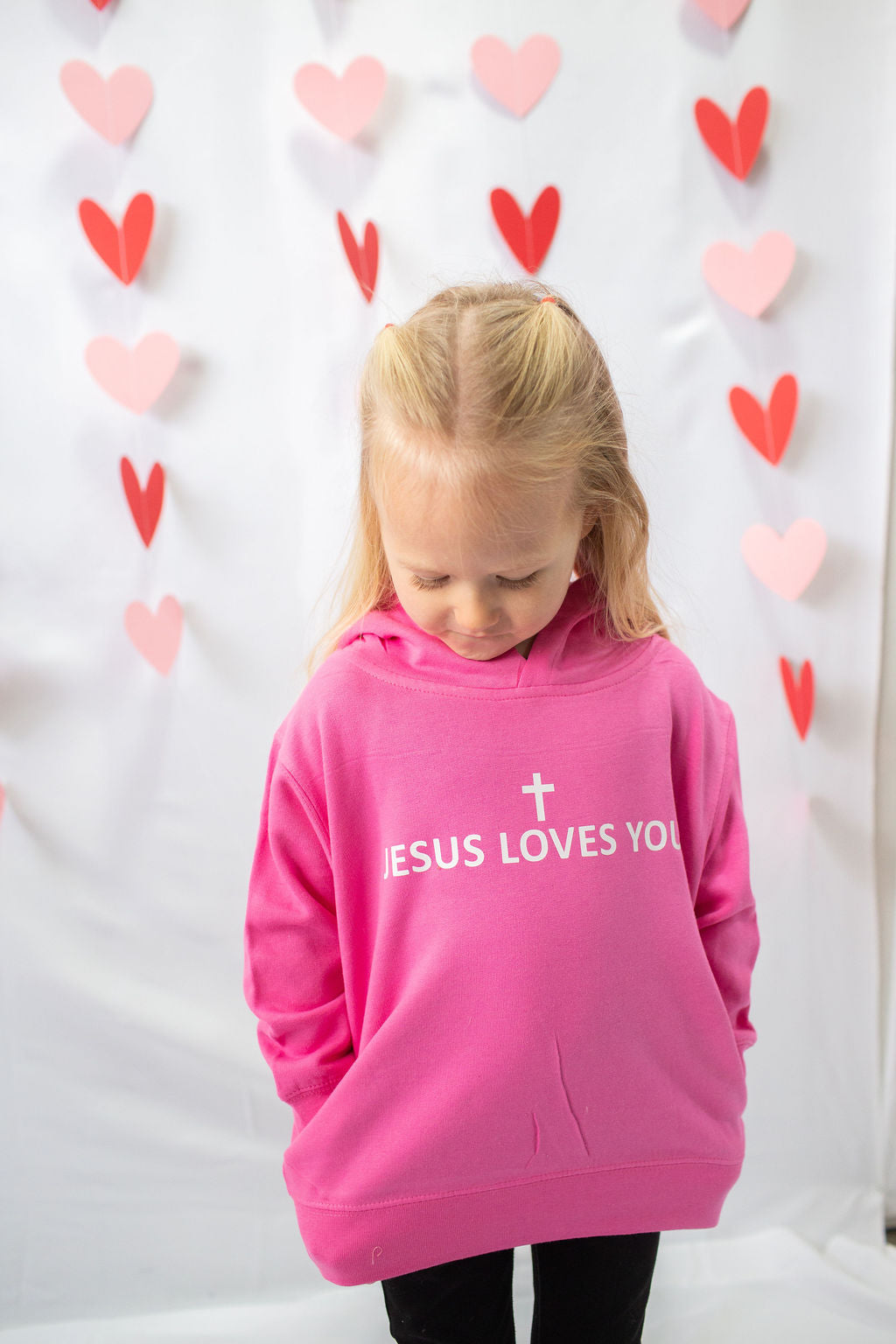 Jesus Loves You Toddler Hoodie Sweatshirt