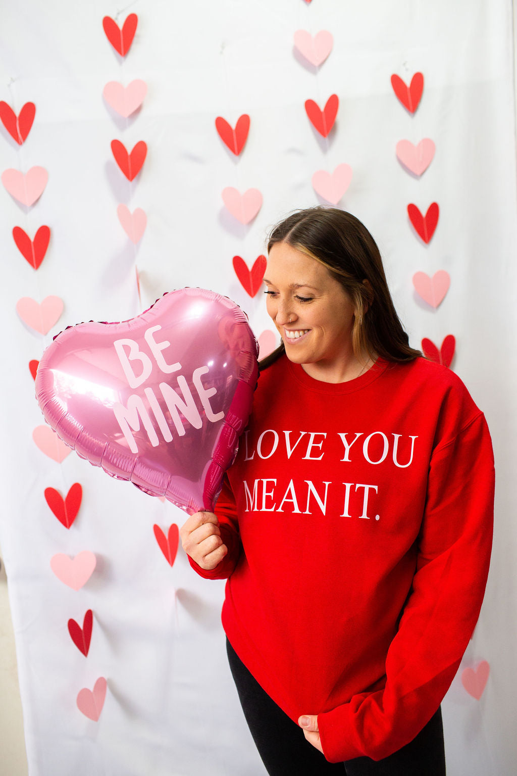 Love You Mean It Adult Crewneck Sweatshirt