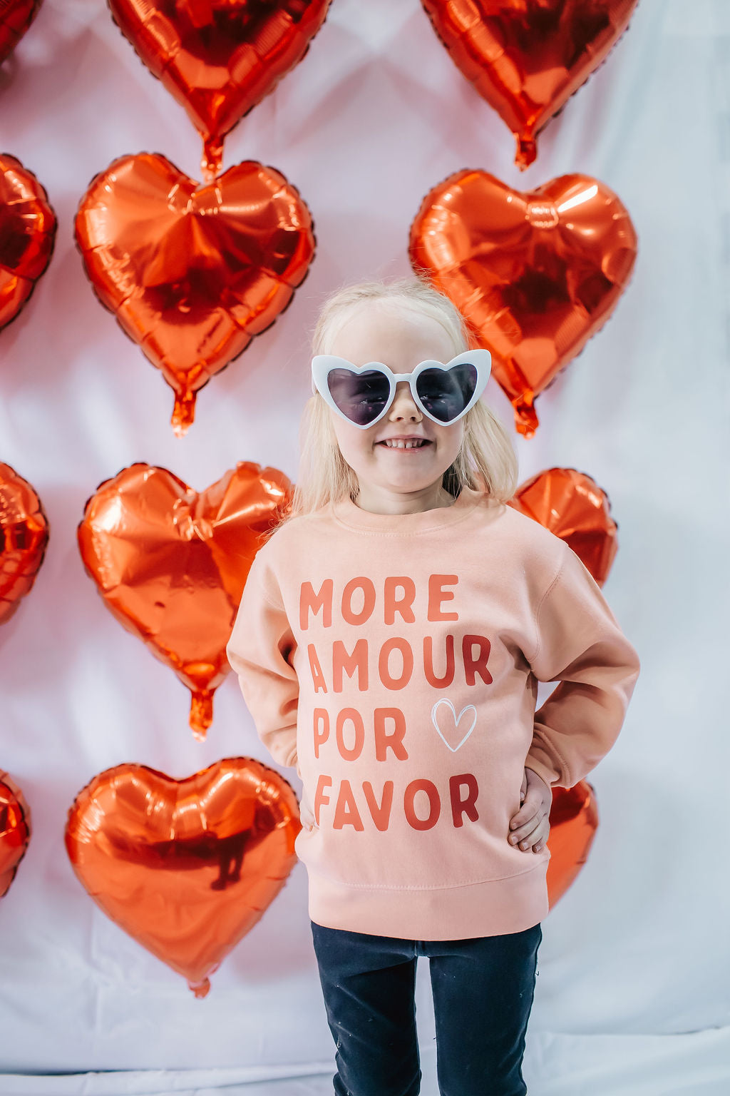 More Amore Por Favor Toddler Crewneck Sweatshirt